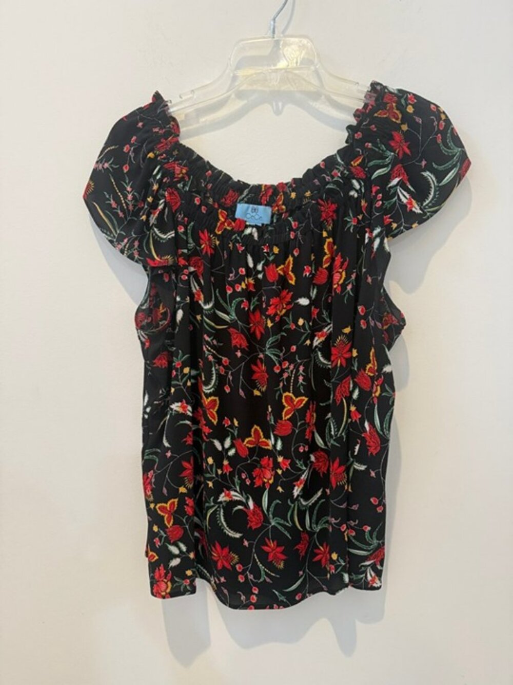 CeCe floral blouse, size L